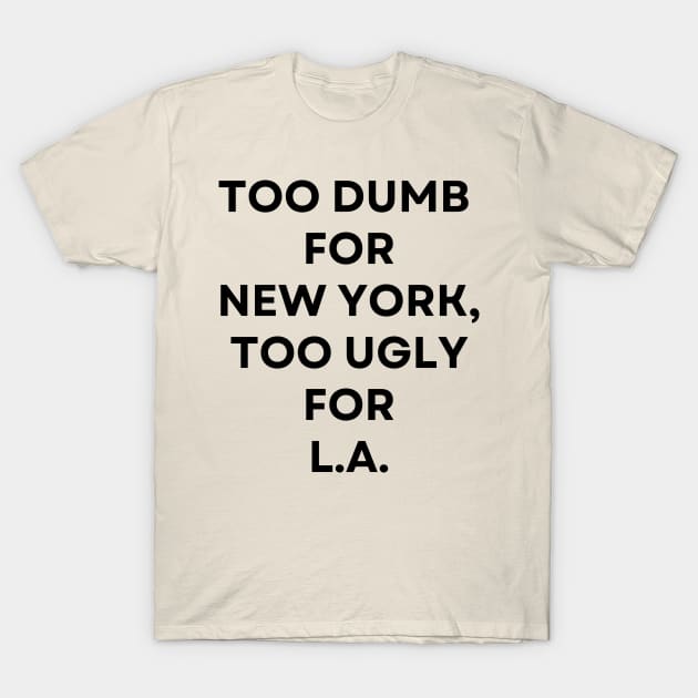 NYC LA Shirt T-Shirt by avaj